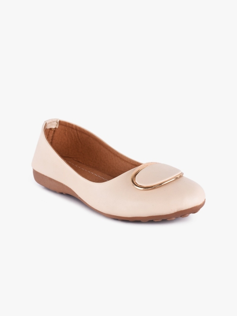 

BuckleUp Women Nude-Coloured Ballerinas Flats