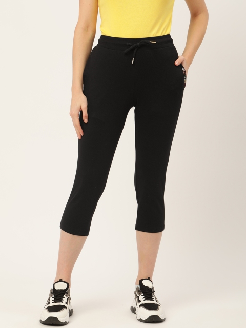 

Madame Women Black Solid Capris