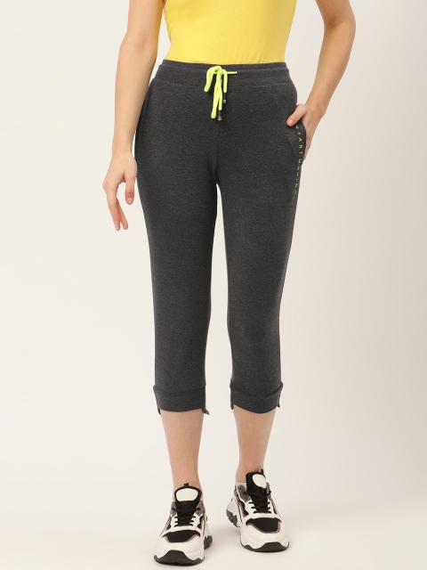 

Madame Women Charcoal Grey Three- Fourth Track Pants