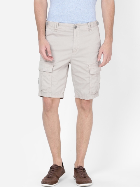 

t-base Men Grey Regular Fit Cargo Shorts