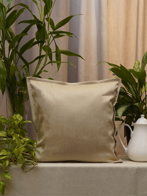 

ZEBA Cream-Coloured Square Cushion Covers