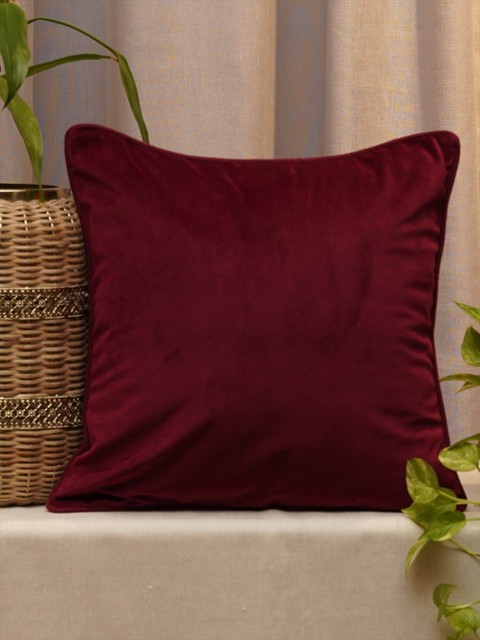 

ZEBA Red Velvet Square Cushion Covers