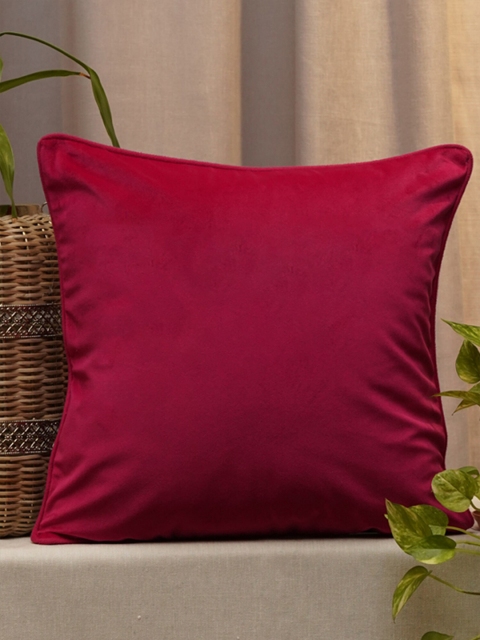

ZEBA Pink Velvet Square Cushion Covers