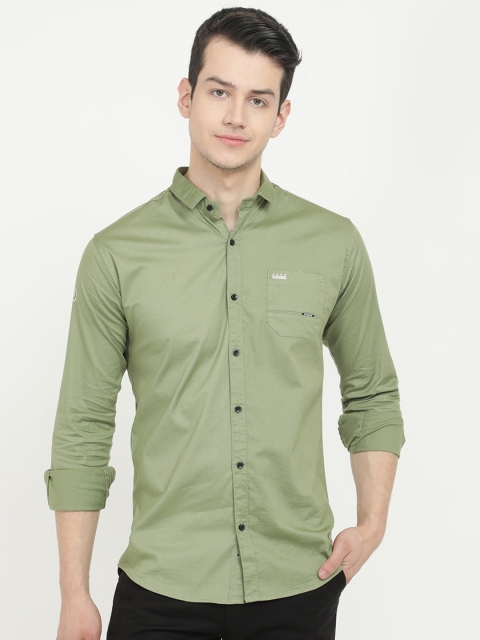 

V2 Value & Variety Men Green Casual Shirt