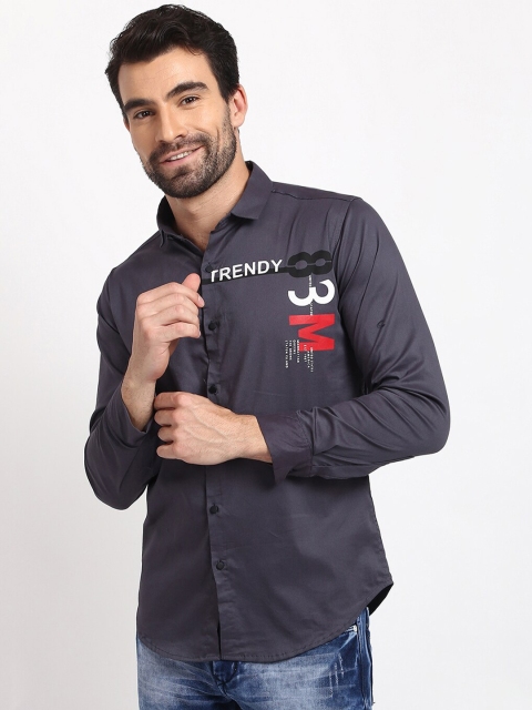 

V2 Value & Variety Men Grey Casual Shirt