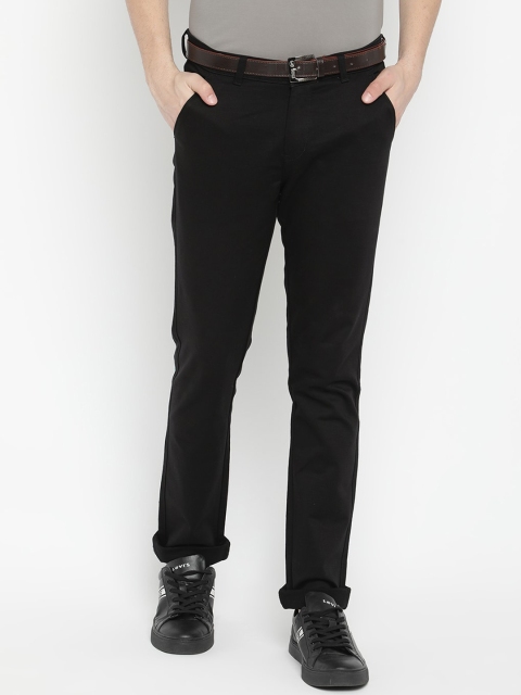 

V2 Value & Variety Men Black Casual Trousers