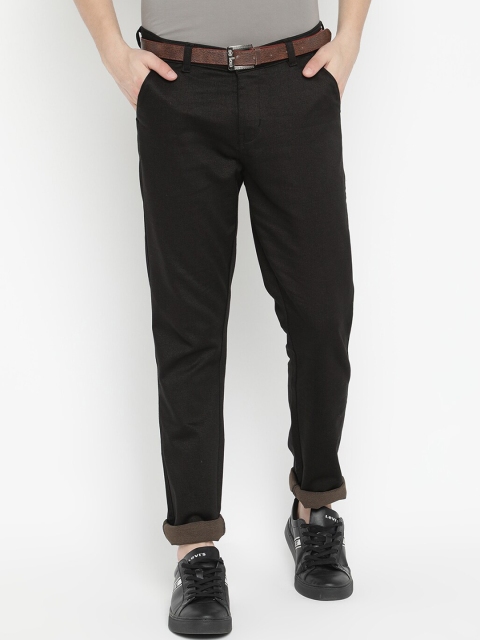 

V2 Value & Variety Men Coffee Brown Trousers