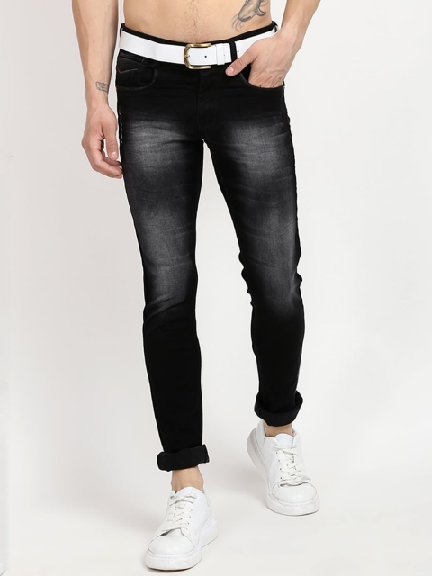 

V2 Value & Variety Men Grey Low Distress Heavy Fade Jeans