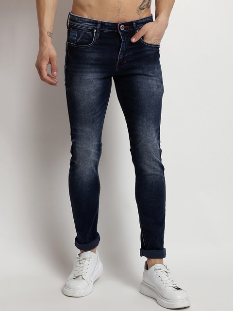 

V2 Value & Variety Men Blue Cotton Heavy Fade Jeans