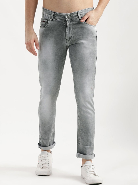 

V2 Value & Variety Men Olive Green Heavy Fade Jeans