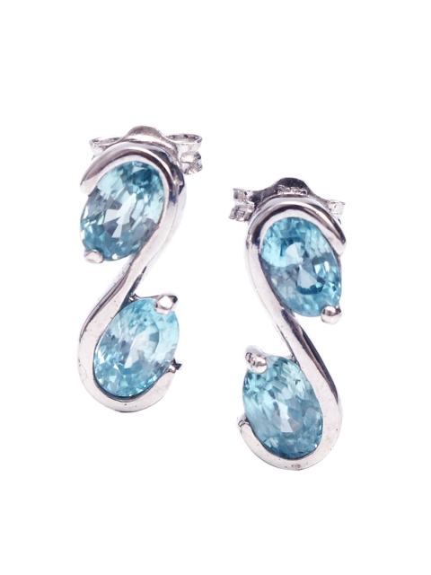 

HIFLYER JEWELS Blue Contemporary Studs Earrings