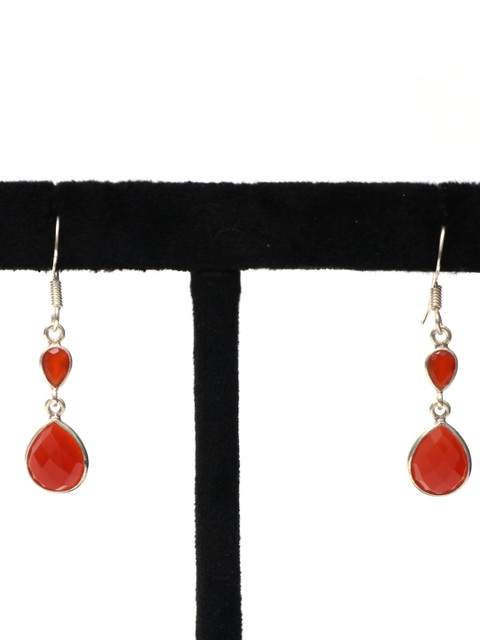 

HIFLYER JEWELS Orange Contemporary Drop Earrings