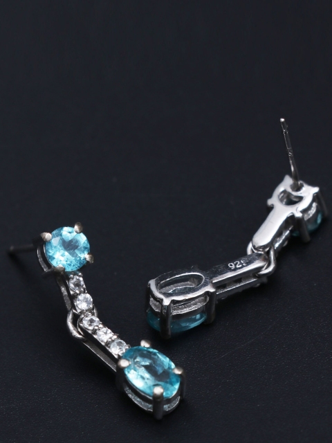 

HIFLYER JEWELS Blue Contemporary Drop Earrings