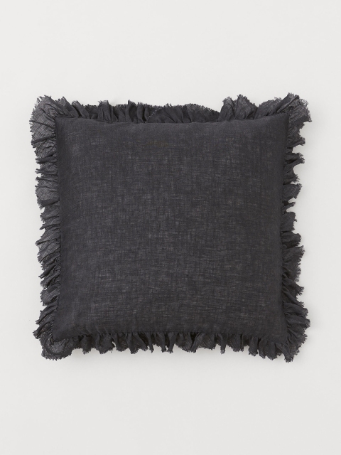 

H&M Grey Linen Cushion Cover