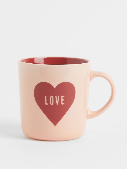 

H&M Pink Heart-Detail Mug