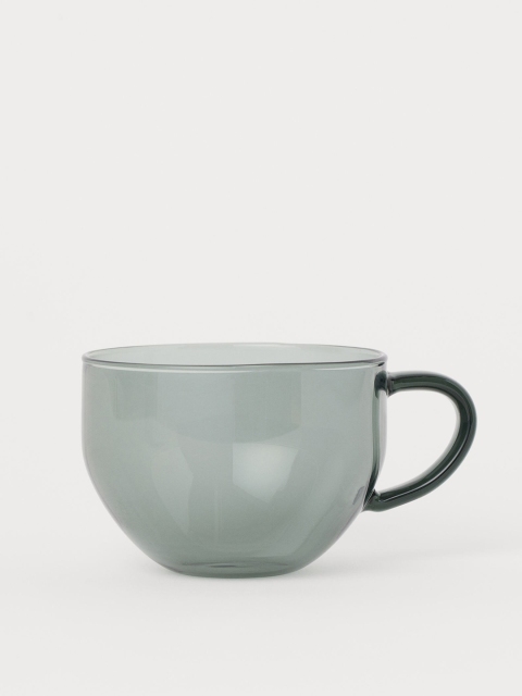

H&M Grey Glass Mug