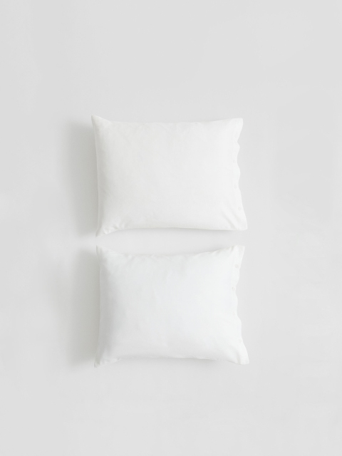 

H&M 2-Pack White Satin Pillowcases