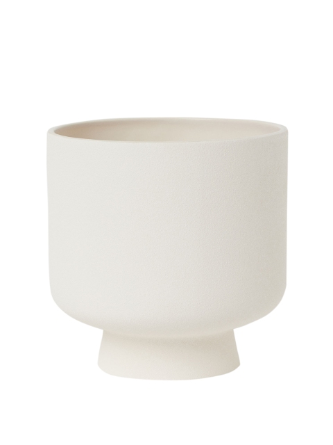 

H&M White Stoneware plant pot