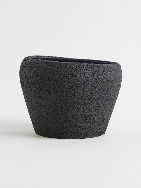 

H&M Charcoal Grey Stoneware Plant Pot