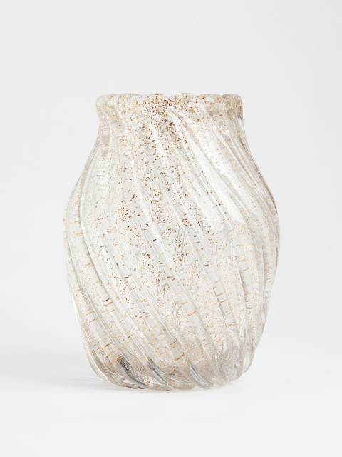 

H&M Gold Glittery Vase