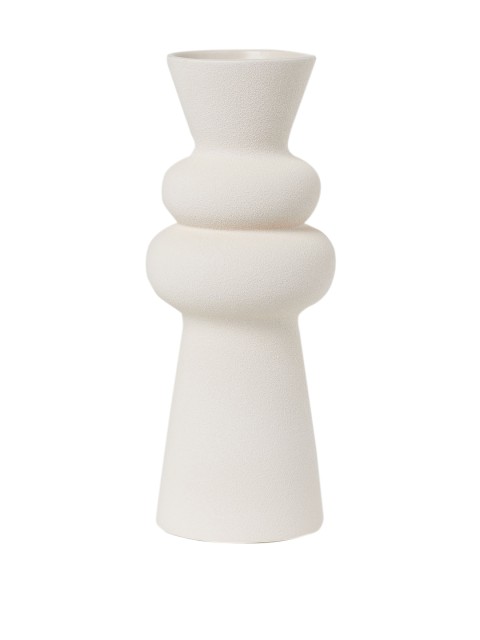 

H&M White Solid Large Stoneware Vase