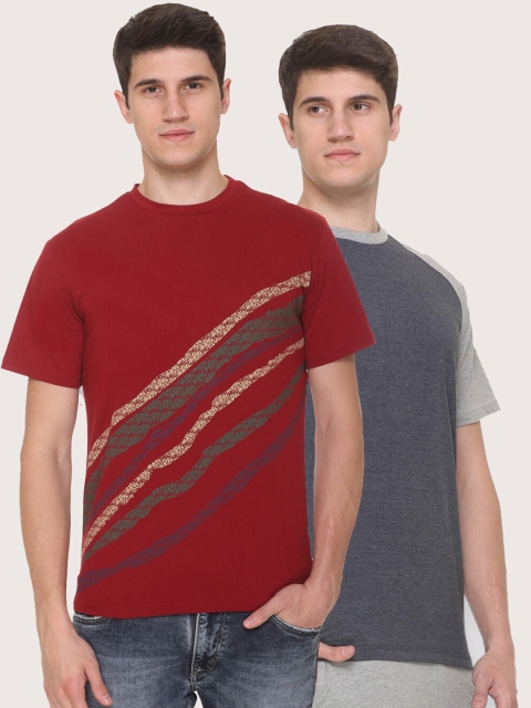 

Obaan Men Maroon 2 Pockets T-shirt
