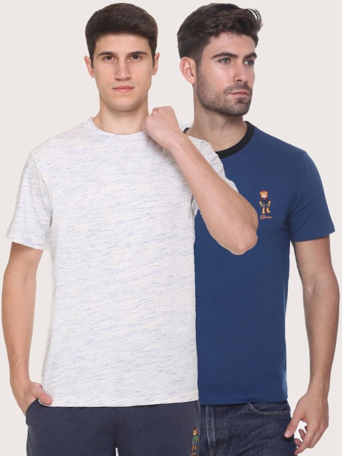

Obaan Men Blue 2 Pockets T-shirt
