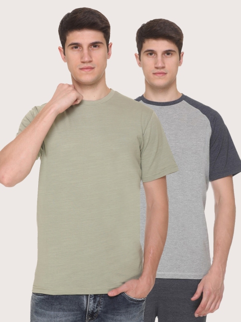 

Obaan Men Green 2 Pockets T-shirt