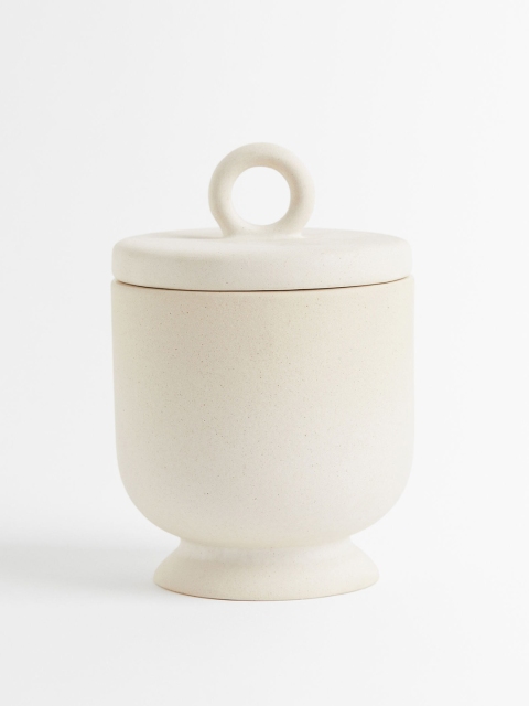 

H&M Beige Ceramic Pot