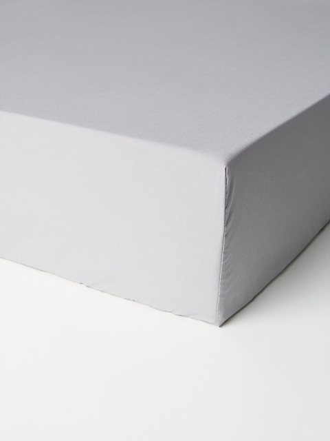 

H&M Grey Fitted Cotton Sheet