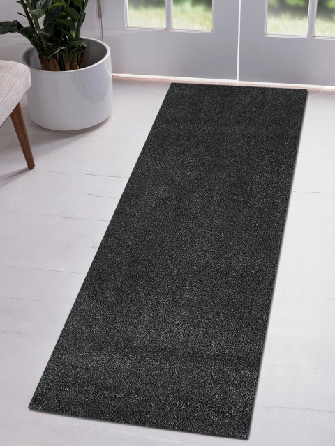 

OBSESSIONS Charcoal Grey Solid Floor Runner