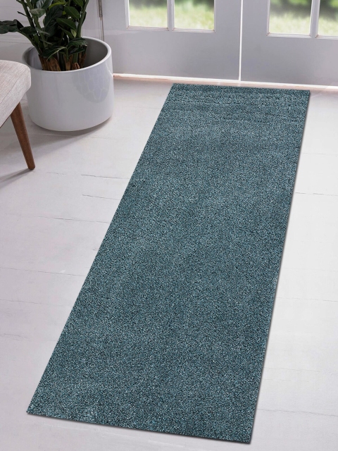 

OBSESSIONS Turquoise Blue Polyester Solid Runner