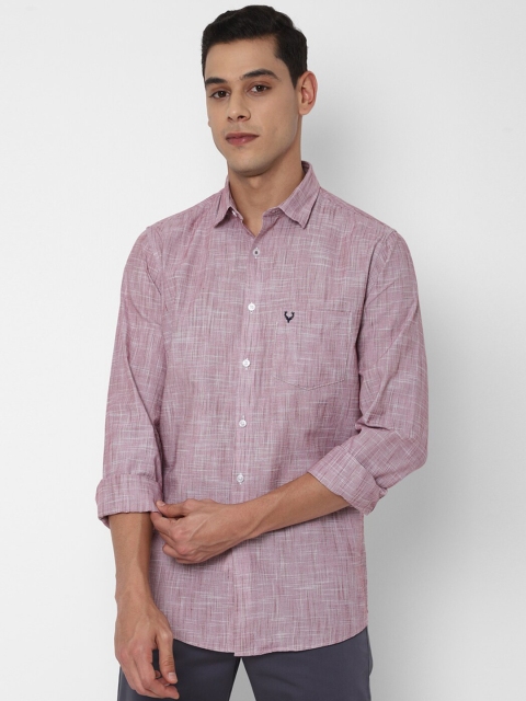 

Allen Solly Men Purple Slim Fit Casual Cotton Shirt