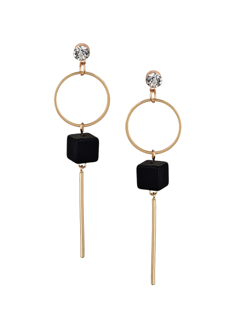 

OOMPH Gold-Toned Embellished Drop Earrings