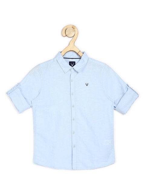 

Allen Solly Junior Boys Blue Slim Fit Casual Shirt