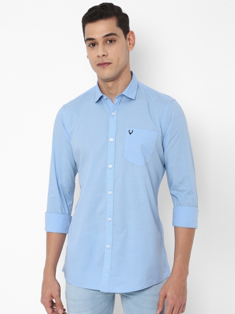 

Allen Solly Sport Men Blue Solid Casual Shirt