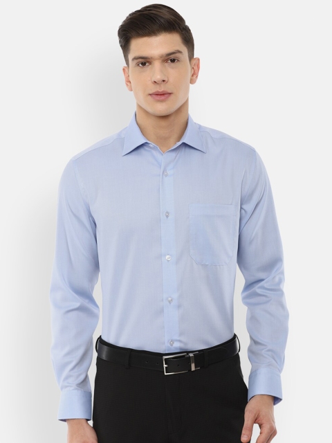 

Louis Philippe Men Blue Formal Shirt