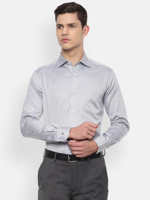 

Louis Philippe Gods & Kings Men Grey Formal Shirt