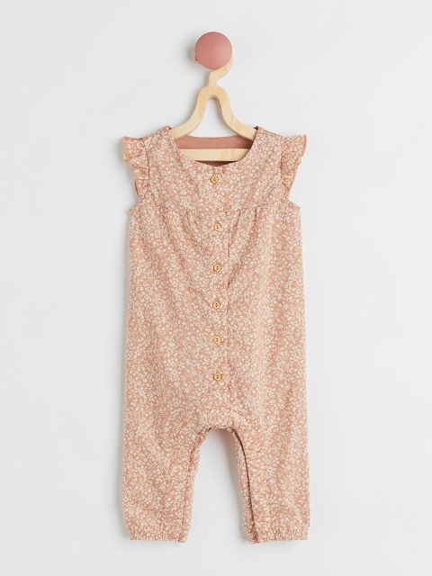 

H&M Girls Rose Pink Cotton Romper Suit