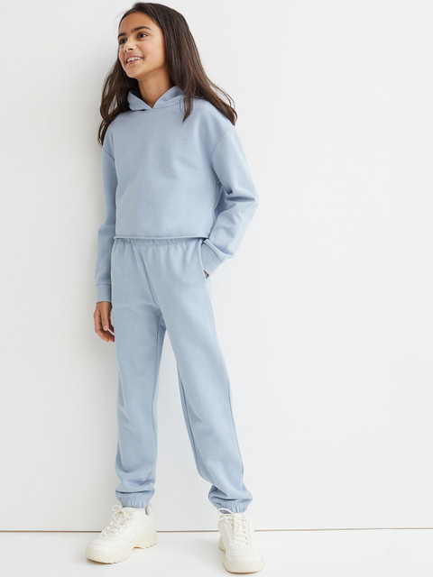 

H&M Girls Blue Sports Cotton Joggers