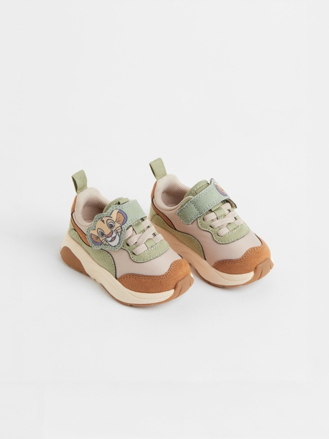 

H&M Girls Beige Appliqud trainers