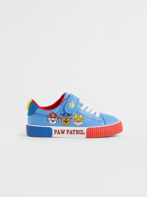 

H&M Girls Blue Printed Trainers
