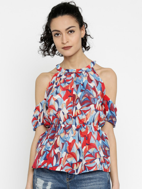 

Vero Moda Women Multicoloured Printed Blouson Top, Multi