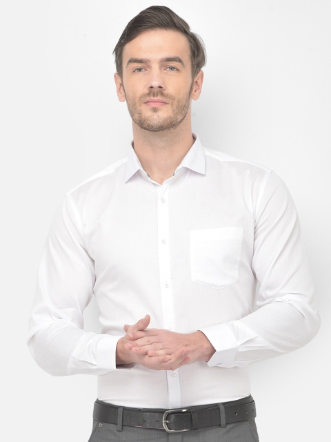 

Canary London Men White Smart Slim Fit Formal Shirt