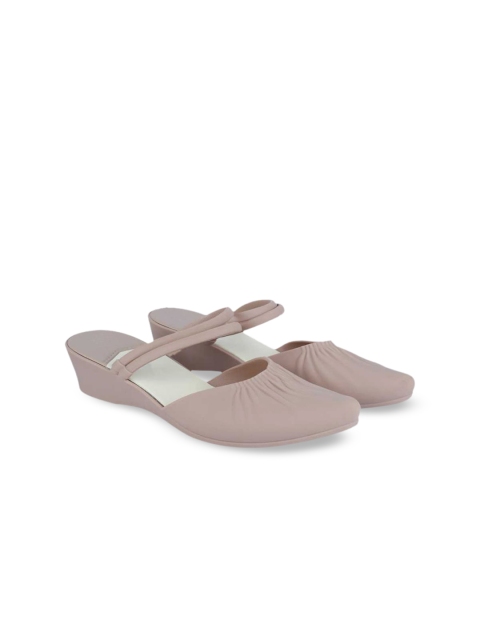 

Try Me Women Beige Mules Flats