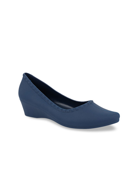 

Try Me Women Blue Flatform Heel Pumps
