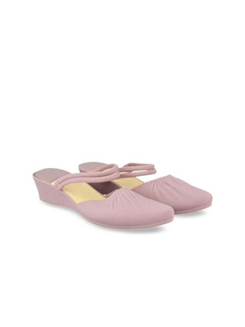 

Try Me Women Pink Embellished Ballerinas with Bows Flats