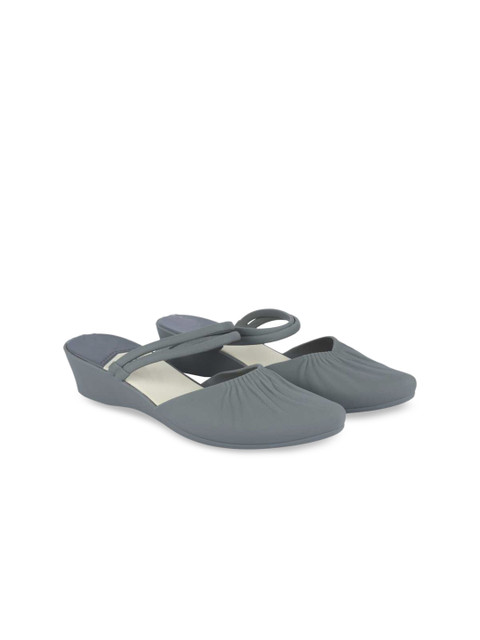 

Try Me Women Grey Ballerinas Flats