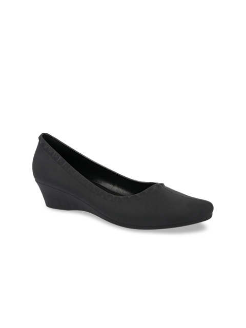 

Try Me Black Flatform Heel Pumps