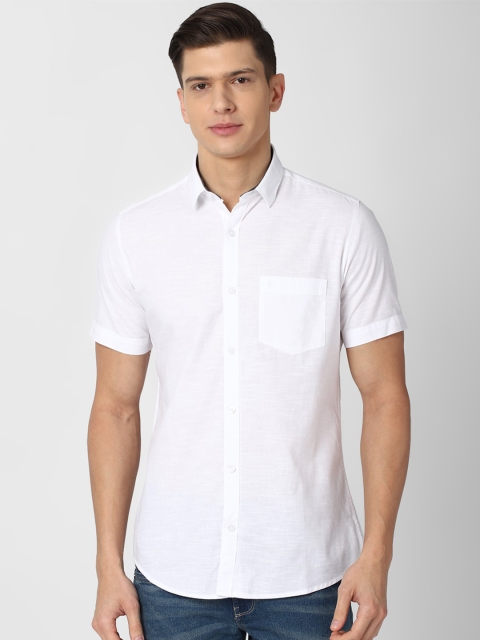 

Van Heusen Sport Men White Slim Fit Cotton Casual Shirt